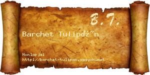 Barchet Tulipán névjegykártya